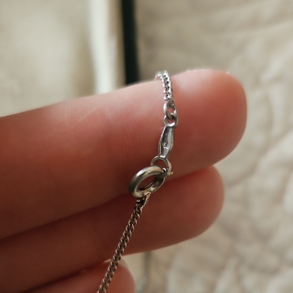 Mikimoto Silver Necklace with White Pearls - Picture 5 of 12